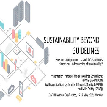 Sustainability Beyond Guidelines