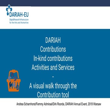 DARIAH Contributions 2019