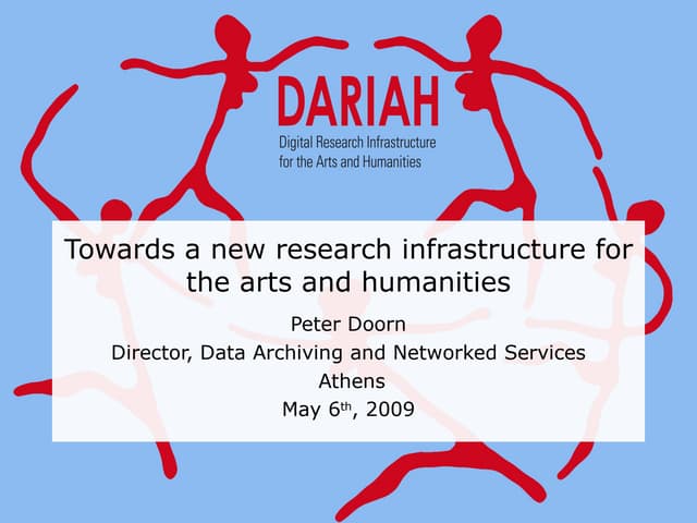 DARIAH  Athens  May 2009