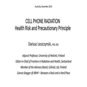 Dariusz Leszczynski Australia November 2014