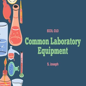 Common Laboratory Equipment presentation | PPTX