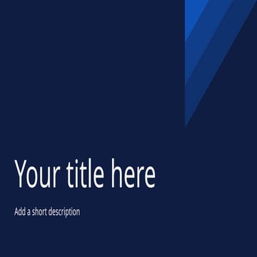 Dark Blue Simple Geometric Triangle Shapes Simple Basic Presentation.pptx