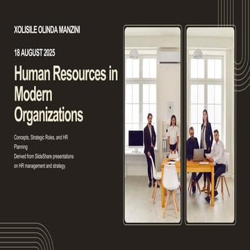 REPURPOSED PRESENTATION ON HUMAN RESOURCES