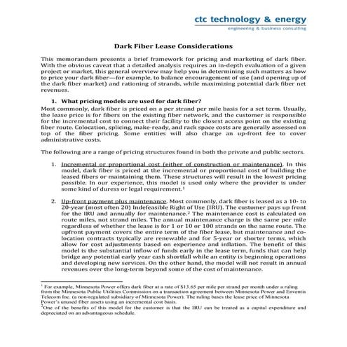 Dark fiberlease | PDF