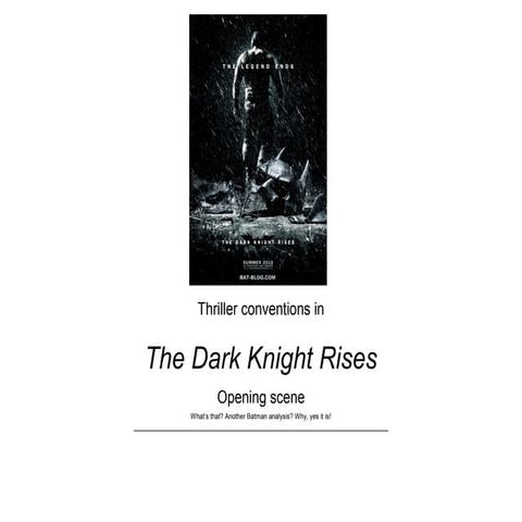 Dark knight rises opening scene analysis