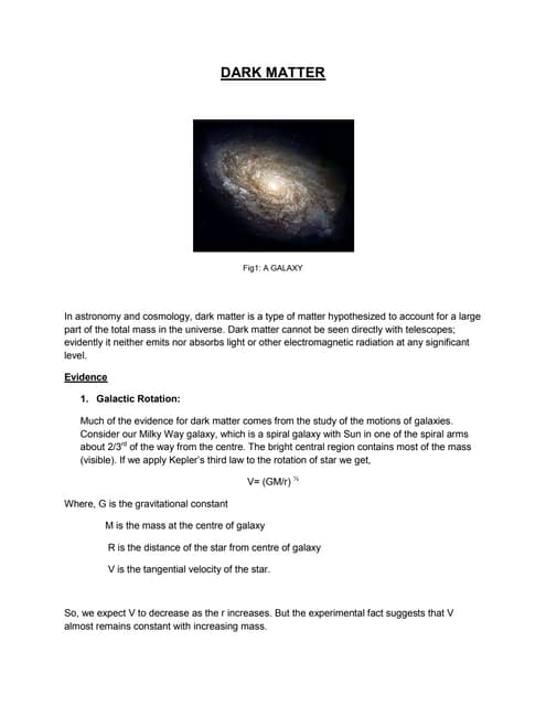 Dark matter