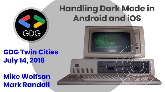 Handling Dark Mode on Android and iOS