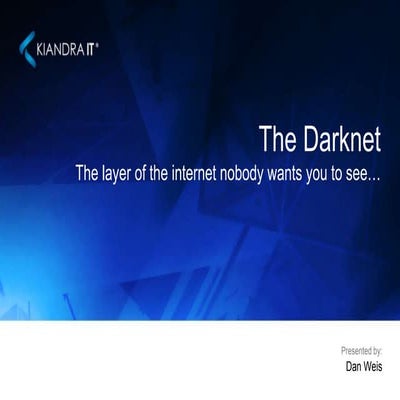 A visit to the darknet