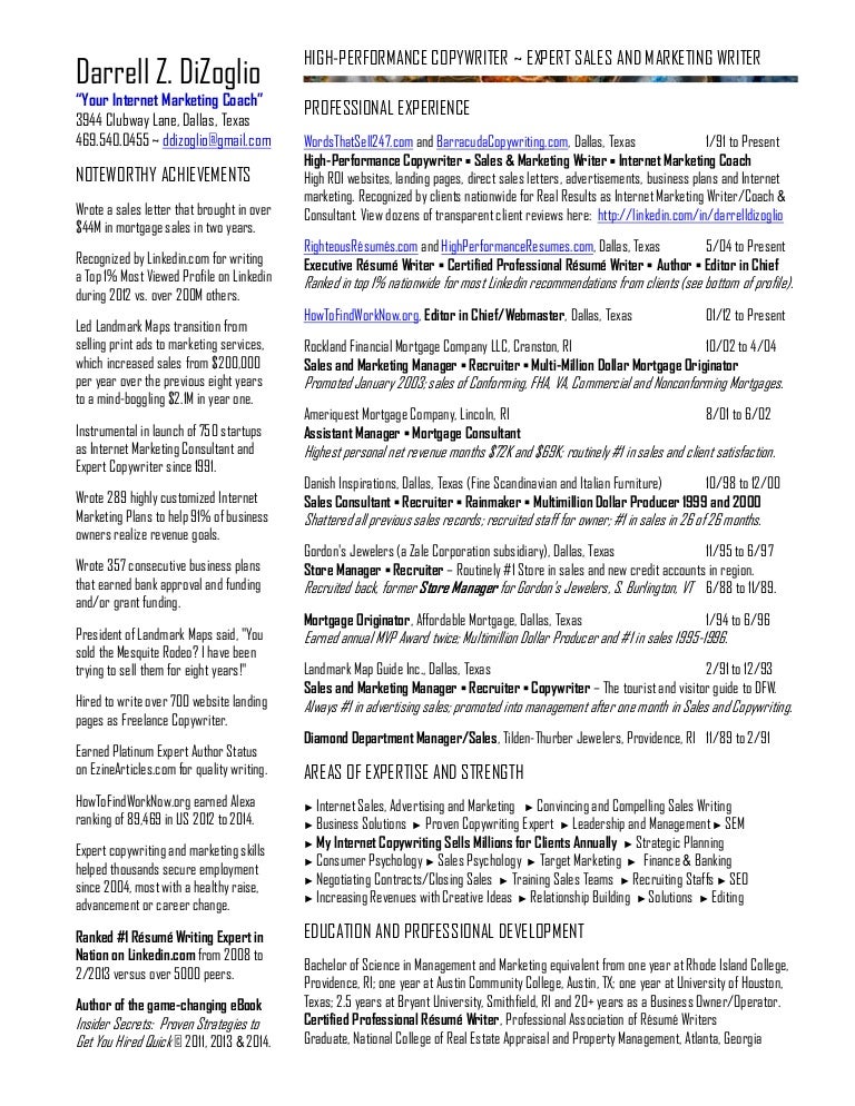 sales sample resume certified professional resume writer