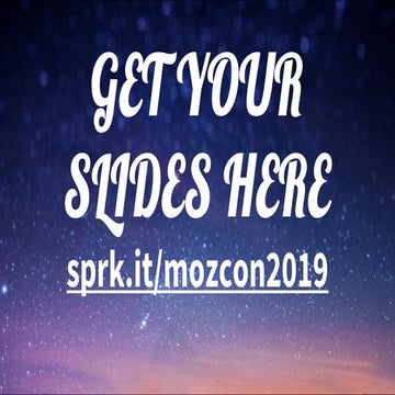 Darren Shaw - Mozcon 2019 - From Zero to Local Ranking Hero