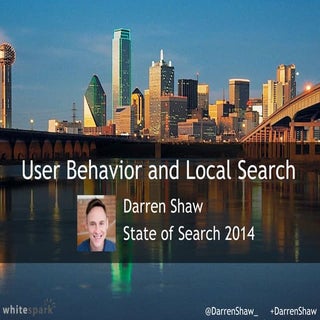 Darren Shaw  - User Behavior and Lo...