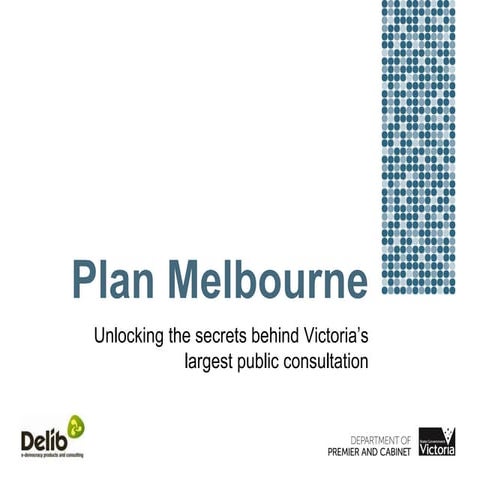 Plan Melbourne case study
