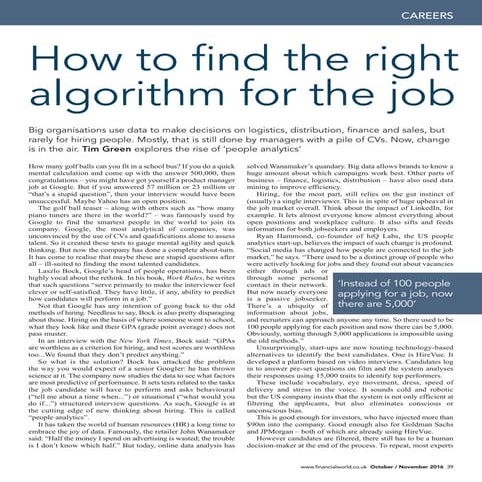 A new way of working