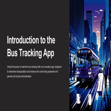 School Bus tracking App | PDF