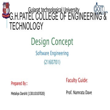 Design Concept software engineering | PPTX | Programming Languages ...