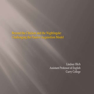 Dartmouth Presentation 2012 