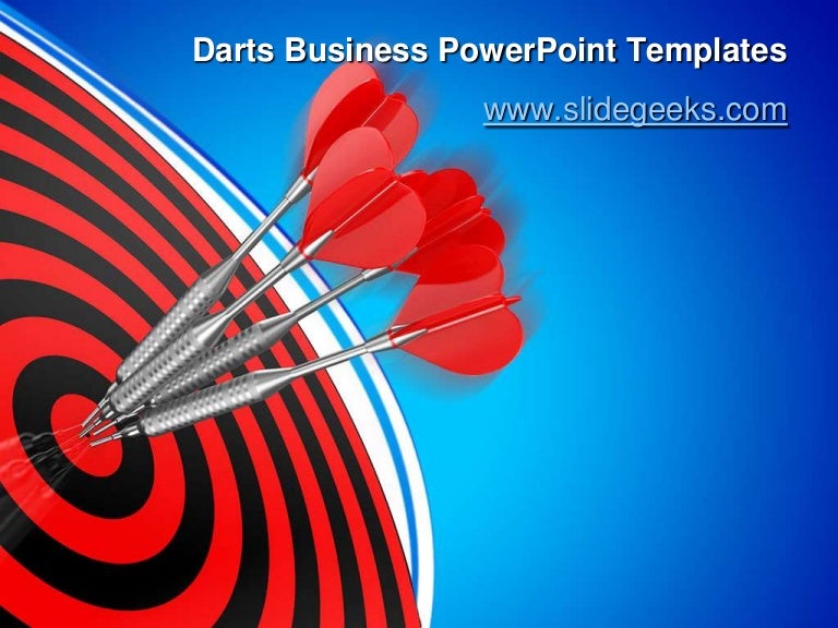 Darts business power point templates