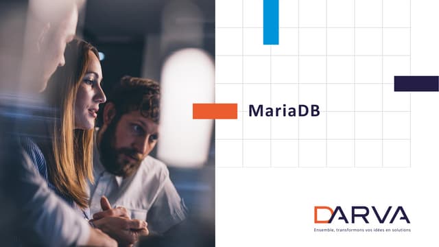 MariaDB Paris Workshop 2023 - DARVA presentation