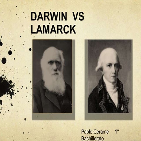 Darwin vs Lamarck
