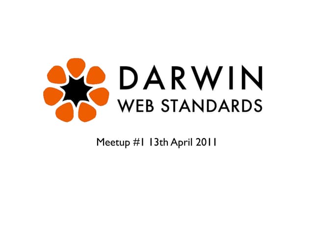 Darwin web standards