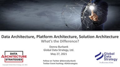 Data Architecture, Solution Architecture, Platform Architecture — What’s the ...