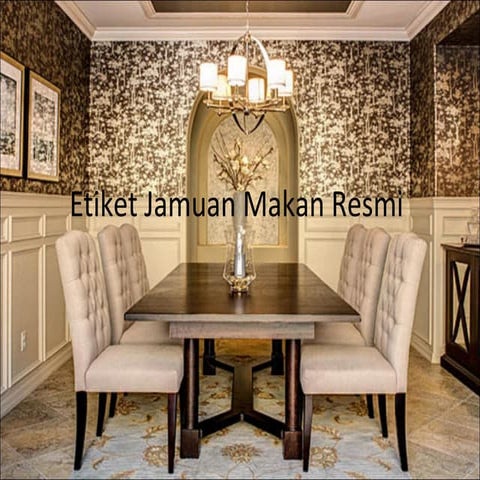 Etiket jamuan makan resmi 