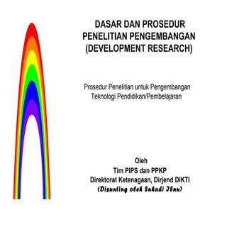 Dasar dan metode penelitian pengemb...