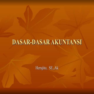 Dasar-dasar Akuntansi