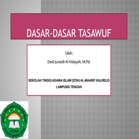 Dasar_Dasar_Tasawuf.pptx semester tujuh New | PPTX