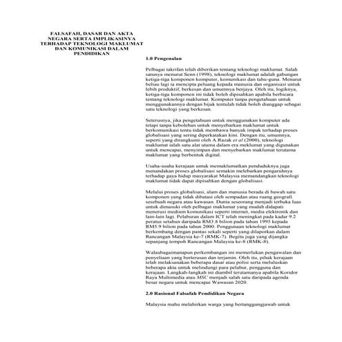 Dasar ict negara oleh  abdul murad abd hamid