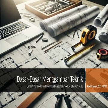 Dasar Dasar Dalam Menggambar Teknik Pptx