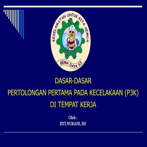 Dasar P3K ditempat kerja.ppt