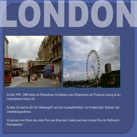 London im September 2000