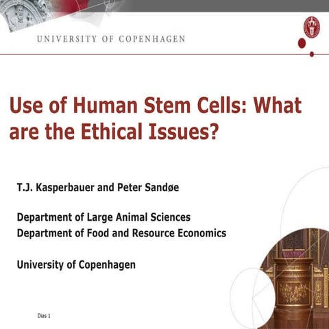 Ethics and Stem Cells