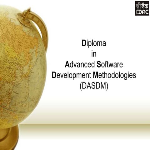 Diploma in Advanced Software Development Methodologies  (DASDM)