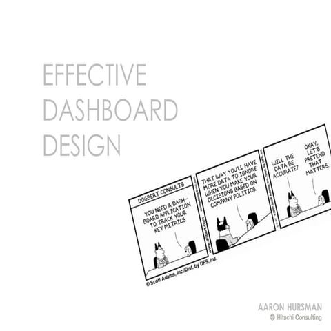 Effective Dashboard Design