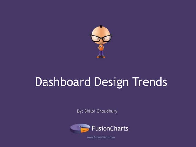 Dashboard design trends