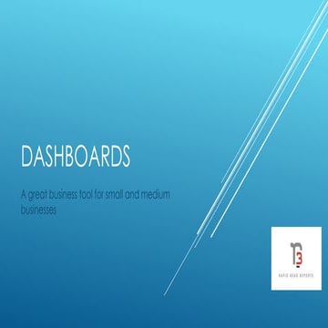 Dashboards for small business