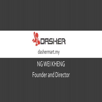 Online Business Seller Experience Sharing 1 - Dashermart.my