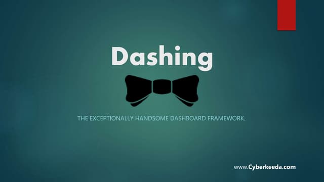 An Introduction to Dashing and Smashing