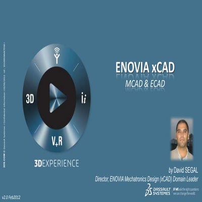 Dassault systemes enovia multi cad 2012