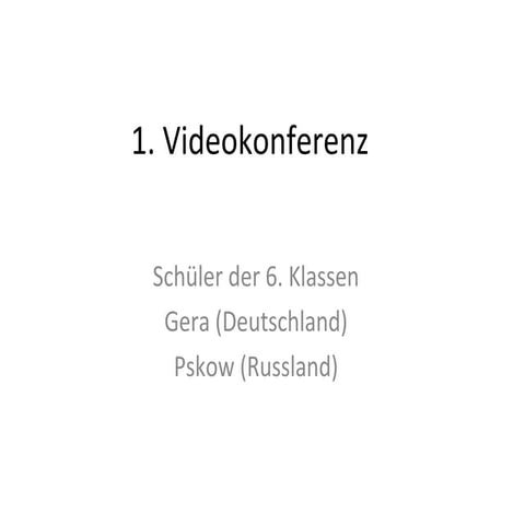 Wir lernen uns kennen