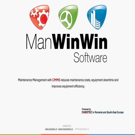 Dasstec - ManWinWin Maintenance Management Tool | PDF