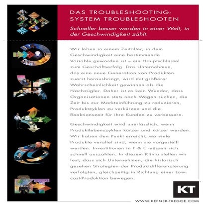 Das Troubleshooting System  Troubleshooten