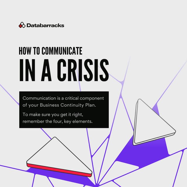 How to communicate in a crisis