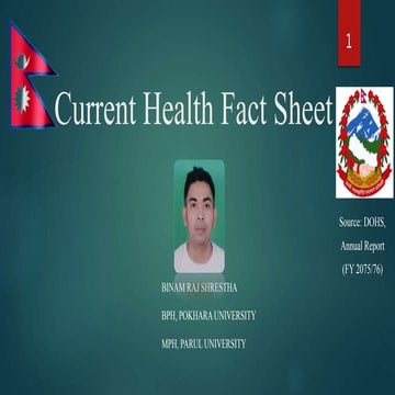 current health fact sheet in Nepal 