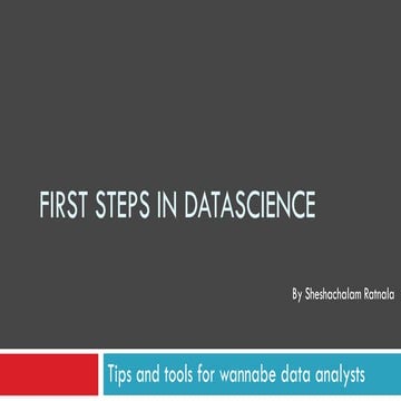 Data analytcis-first-steps