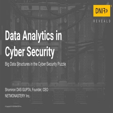 Data Analytics in Cyber Security 