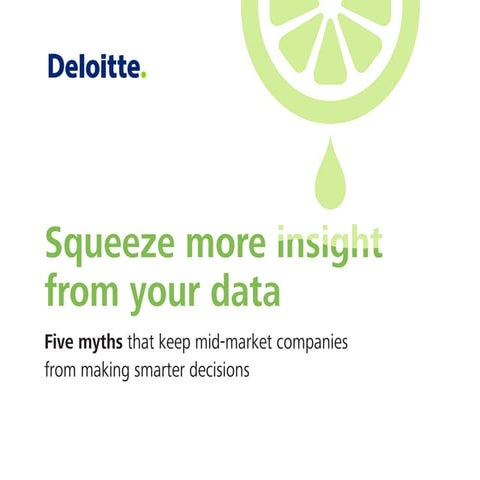Data analytics for the mid-market: myth vs. reality