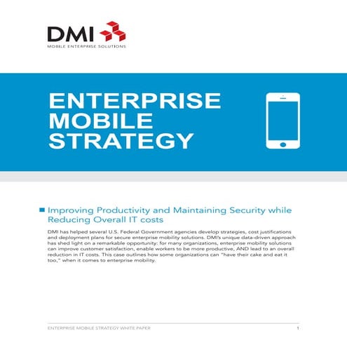 Data Driven Mobile Strategy